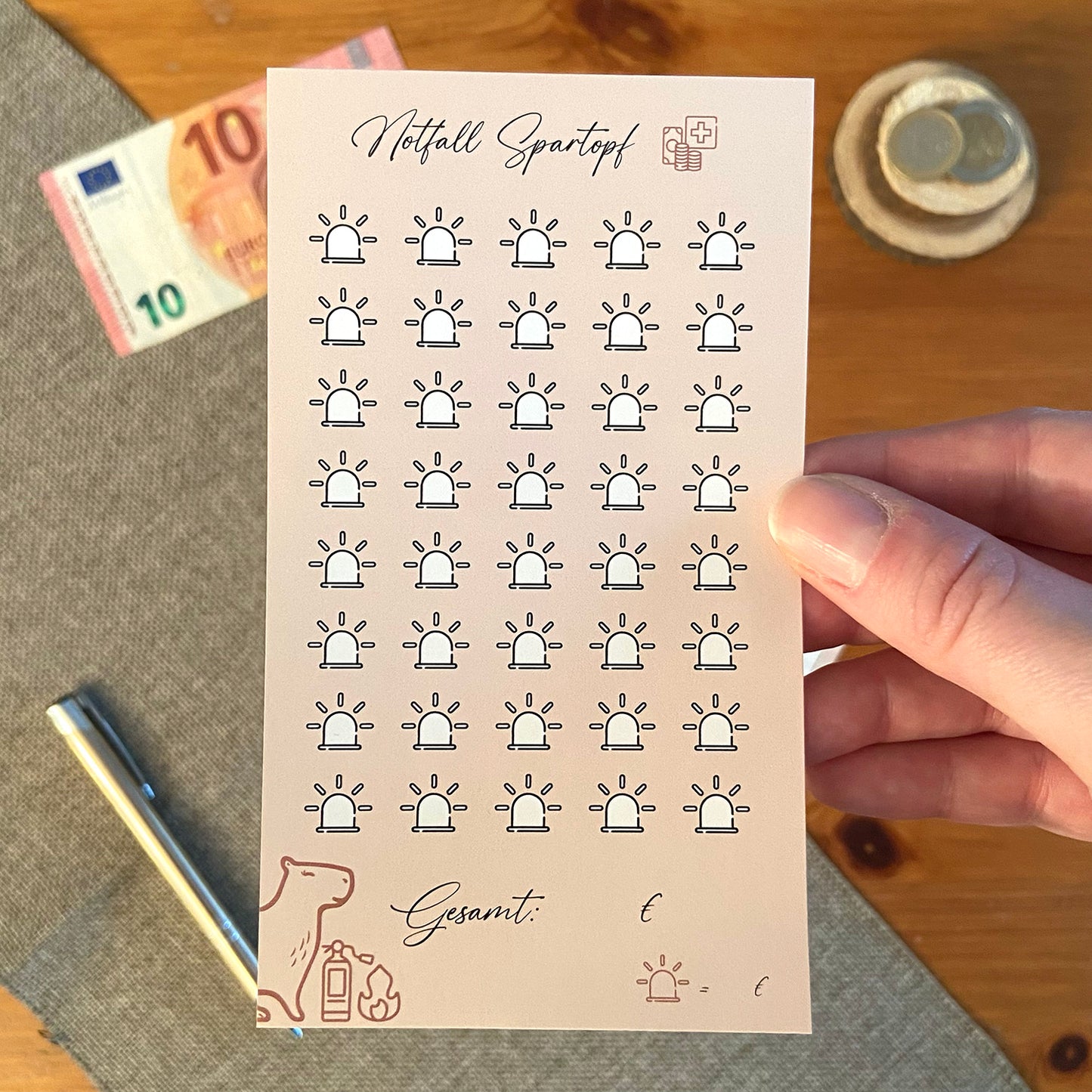 Der Notfall Spartopf